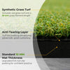 Golf Hitting Mat Includes 2 Rubber Tees and 2 Alignment Sticks-L