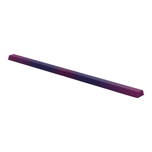 SPORTNOW 7.7ft Folding Gymnastics Beam in blue and purple gradient colour on a white background