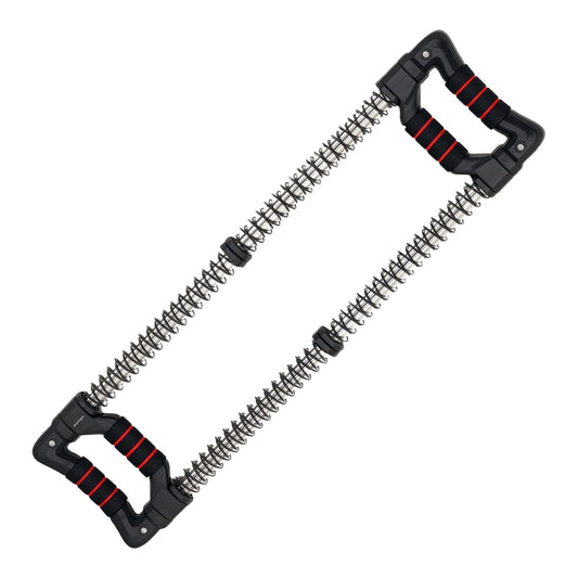 SPORTNOW Chest Expander with black handles and two silver springs