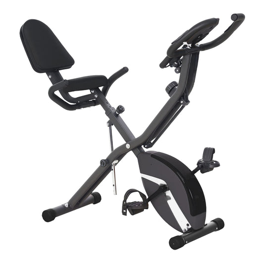 SPORTNOW Five-in-one Foldable Exercise Bike in Black