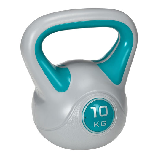SPORTNOW Kettlebell, a light blue and grey weight with a handle