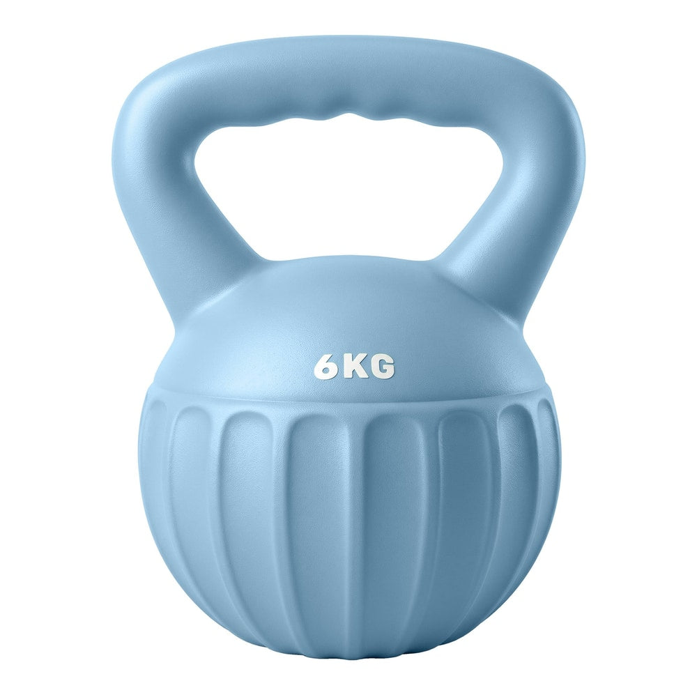 SPORTNOW Kettlebell for Strength Training in blue with a non-slip handle