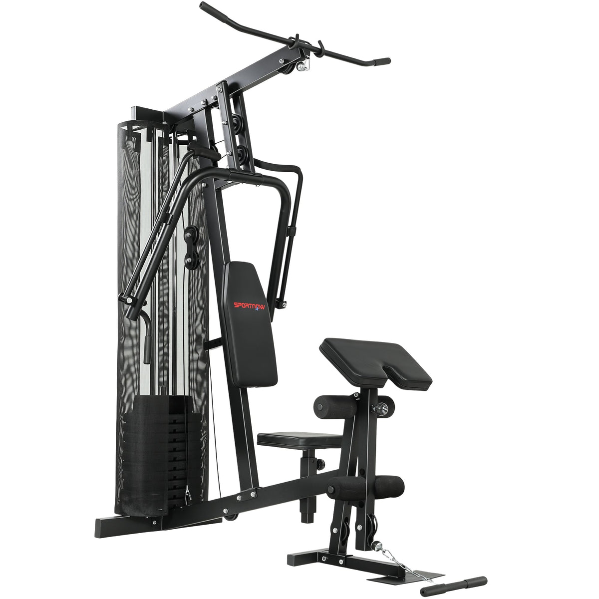 SPORTNOW Multi Gym with Adjustable Seat and Back shown against a plain white background