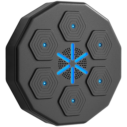 SPORTNOW Music Boxing Machine with six hexagonal punching pads and a central blue LED light display
