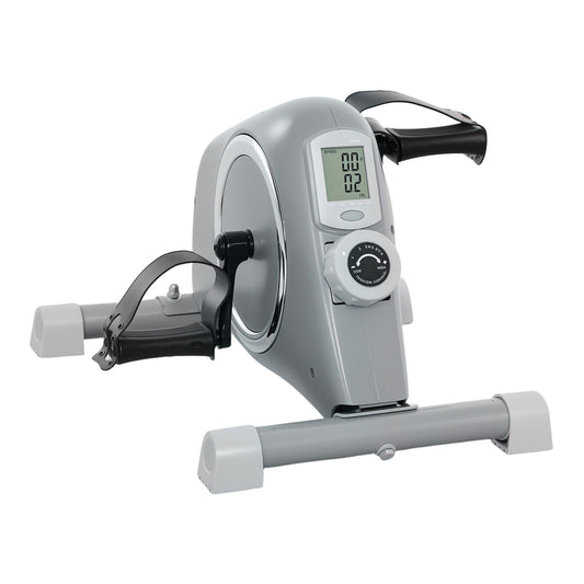 SPORTNOW Pedal Exerciser with Eight Level Magnetic Resistance in Grey