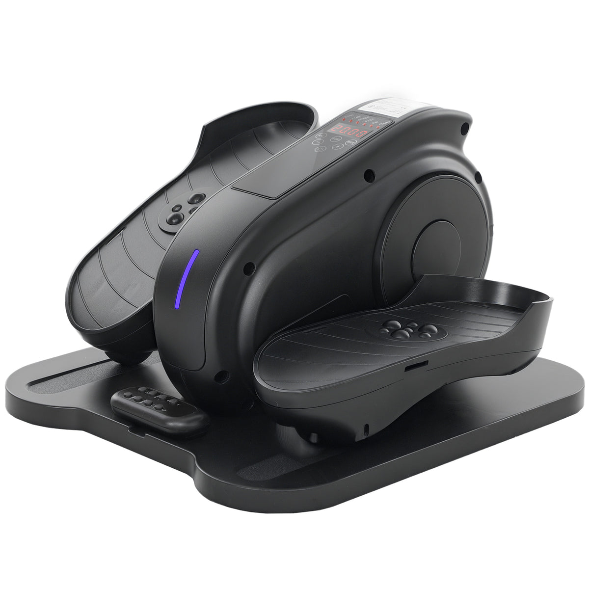 SPORTNOW Under Desk Elliptical Machine in Black