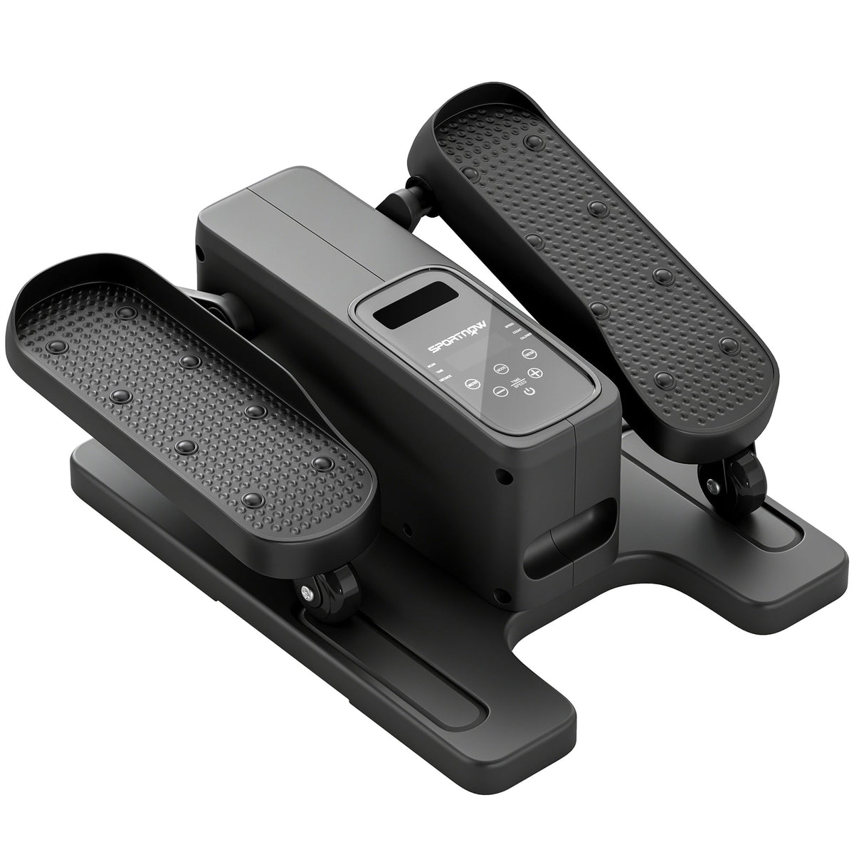 SPORTNOW Under Desk Elliptical Machine with manual and auto modes and LED monitor