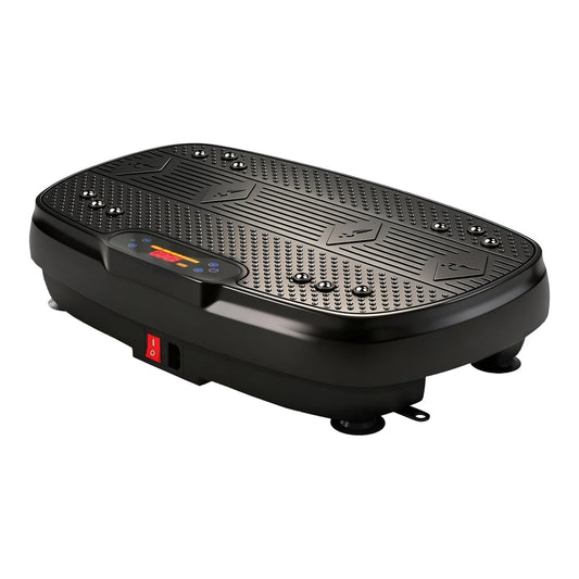 SPORTNOW Vibration Plate Exercise Machine with 120 Speed Levels, black, front view