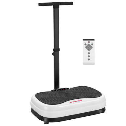 SPORTNOW Vibration Plate with a removable handle and remote control