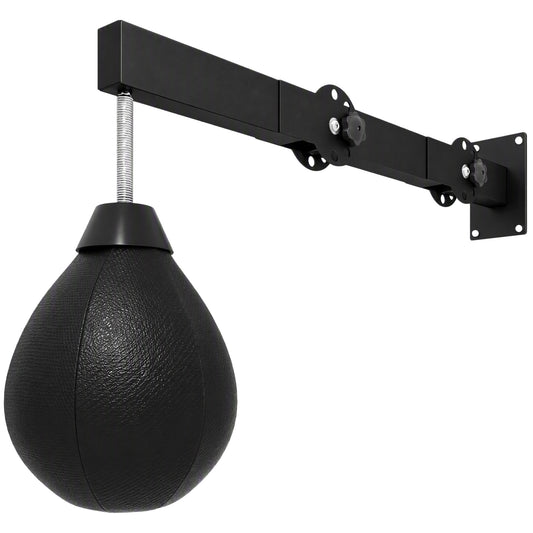 SPORTNOW Wall Mount Speed Bag in Black