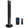 HOMCOM Tower Fan with WiFi App Control Standing Floor Cooling Fan Remote Control 101.8 cm Black