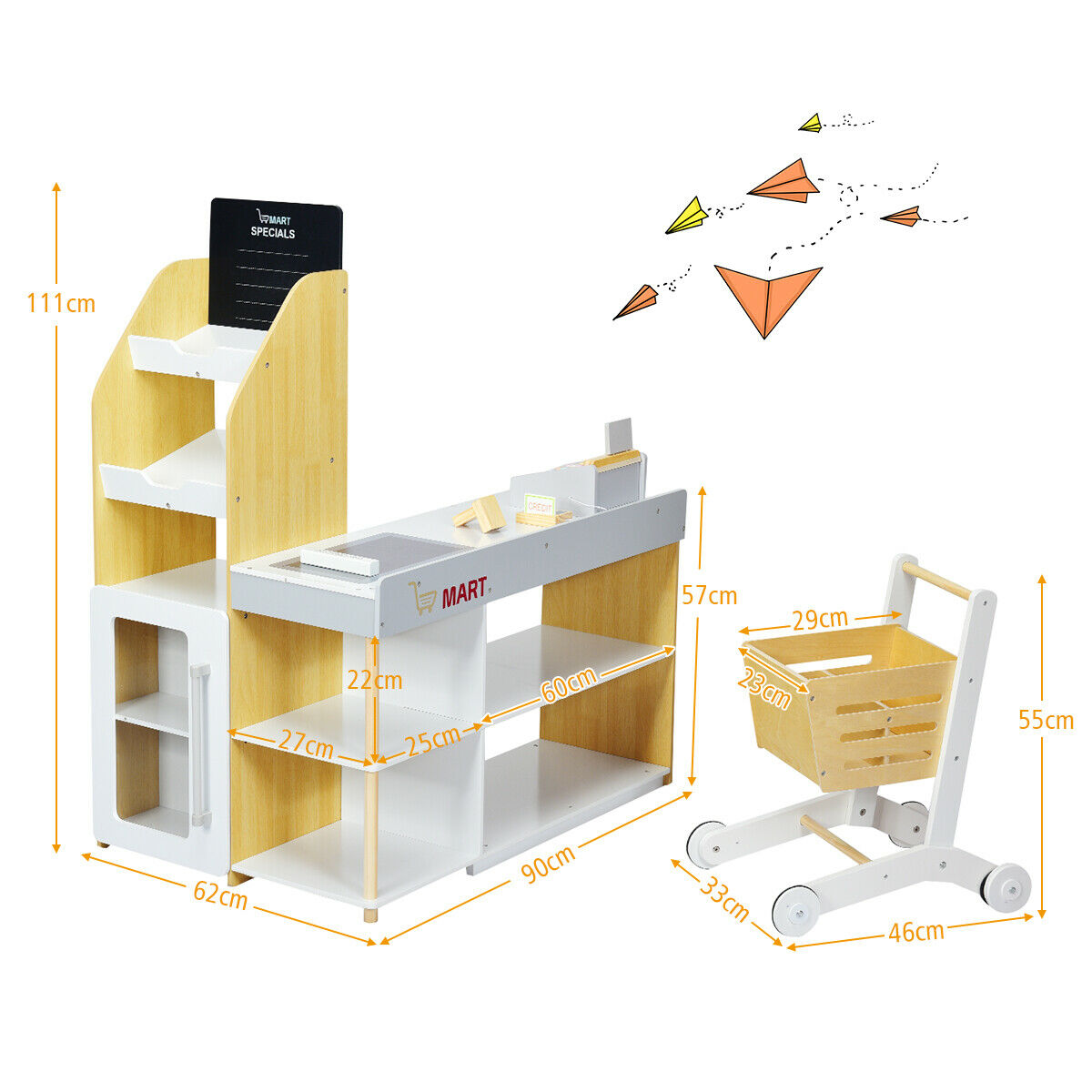 Supermarket Play Set with Shopping Cart