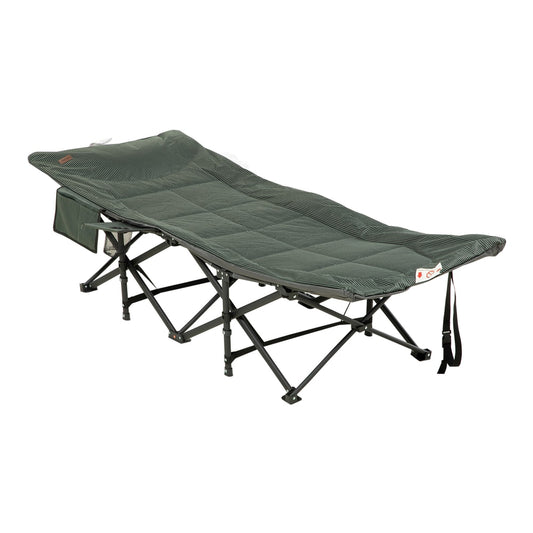 Outsunny Foldable Camp Bed in Grey