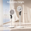 HOMCOM 20 dB Silent Standing Fan, 41