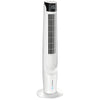 HOMCOM Air Cooler with LED Display and Remote Control, Oscillating Ice Cooling Fan with 3 Speeds, 4 Modes, 12 Hour Timer, White
