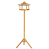 PawHut Wooden Bird Table for the garden Feeding Station, 153Hcm