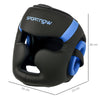 SPORTNOW Boxing Headguard w/ Adjustable Strap for Sparring, Kickboxing, MMA, Blue/Black