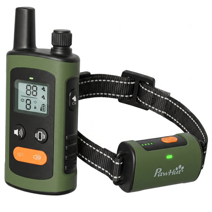 PawHut Dog Training Collar with 3200Ft Remote Range, Anti Barking Device with 3 Modes, IPX7 Waterproof, Rechargeable