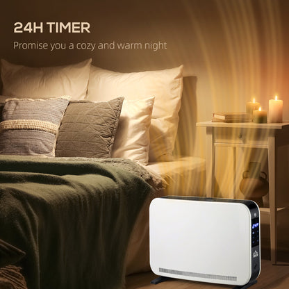 HOMCOM Three-Mode Modern Slimline Heater, 7-35℃ Temperature