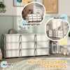HOMCOM Kids Storage Unit, with Nine Drawers - Cream