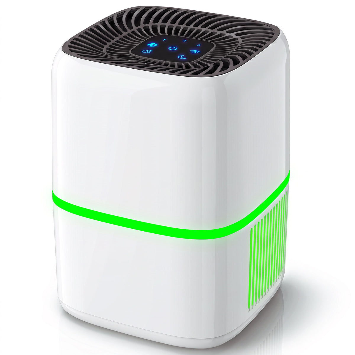 HOMCOM Smart Air Purifier for Home, HEPA Filter, Sleep/Auto Mode, 19m², Air Cleaner, App/Voice Control, Quiet, Odour Indicator