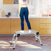 Aluminium Folding Hop Up Work Platform with Safety Locks and Pads
