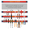 Set of 6 Magnetic Tool Strip Holder with Mounting Screws