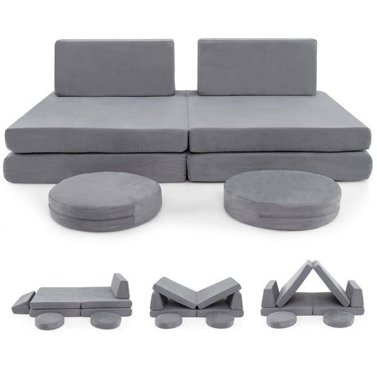 Toddler Creative Imaginative Furniture Play Set shown with various modular configurations