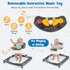 Toddler Activity Center Push Walker with 3 Adjustable Heights-Grey