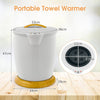 Towel Warmer Bucket 20L Large Capacity Towel Warmer Barrel-Grey