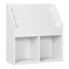 Toy Storage Cabinet Organizer with Open Shelves for Classroom Home-White