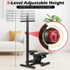 Twist Stepper with Adjustable Handlebar and LCD Monitor-Black