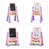 Kid's Double Sided Boards Easel Magnetic Painting Art-Pink
