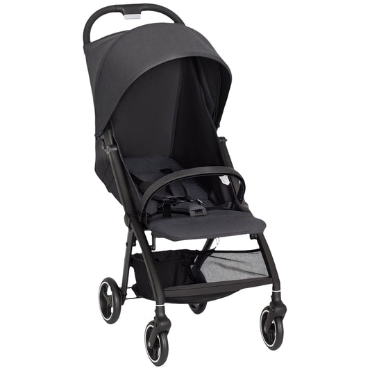 AIYAPLAY Travel Stroller in Dark Grey