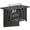 Outsunny Propane Gas Fire Pit Table, Outdoor Firepit with 43