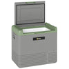 Outsunny 50L Portable Car Refrigerator - Light Green and Grey