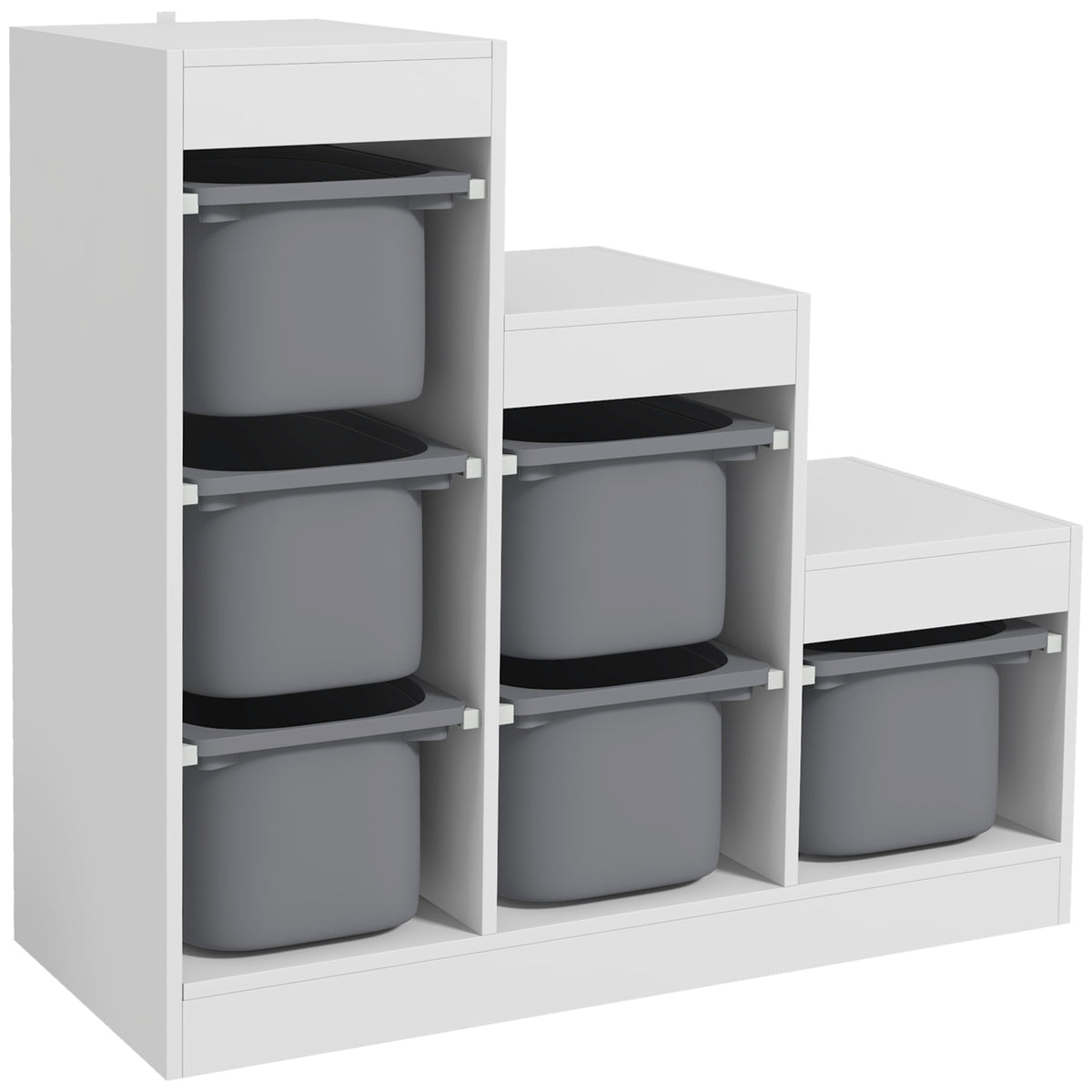 AIYAPLAY Toy Storage Organiser in Grey