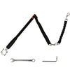 PawHut Dog Lead for Bicycle, Dog Leash for Cycling, Training, Jogging, Black