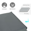Outsunny Rectangular Patio Garden Furniture Cover Waterproof for 3 Seater Sofa Bistro Set, UV Resistant Protection 600D Oxford Fabric Rattan Lounge Clean Cover, 190 x 72 x 76cm, Grey