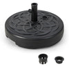 Fillable Round Umbrella Base Stand for Yard Garden Poolside