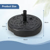 Fillable Round Umbrella Base Stand for Yard Garden Poolside