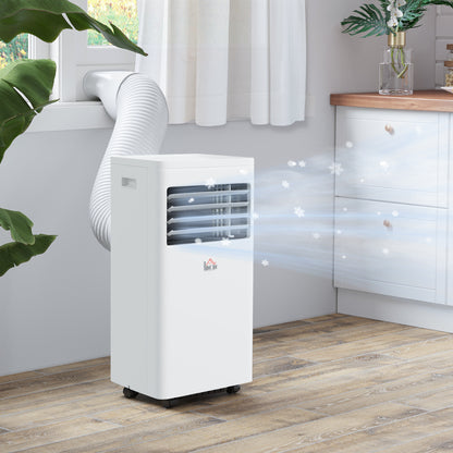 HOMCOM 7000 BTU Air Conditioning Unit in White
