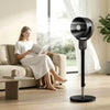 HOMCOM 20 dB Silent Standing Fan for Bedroom, 42