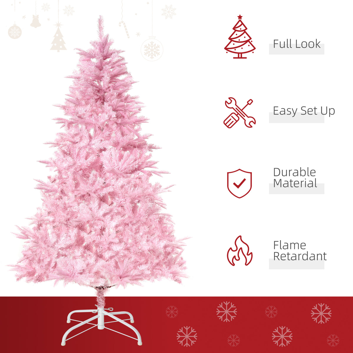 HOMCOM Artificial Christmas Tree