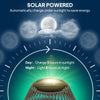 Outsunny Rattan Solar Lamp, Garden Solar Lantern with Auto On/Off Light, IP44 Waterproof, Decorative Outdoor Rattan Lamp for Porch, Pathway, Dark Brown