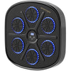 SPORTNOW Music Boxing Machine, Smart Bluetooth Boxing Machine Wall Mounted with 9 Speeds & Modes, LED Lights and Gloves, Punching Pad for Adults, Black