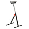 HOMCOM Folding Roller Stand, Material Support Pedestal with Ball Bearing Roller Height Adjustable Portable, Metal Construction, Black
