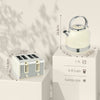 HOMCOM Polished Stainless Steel Kettle and Toaster Set - Cream