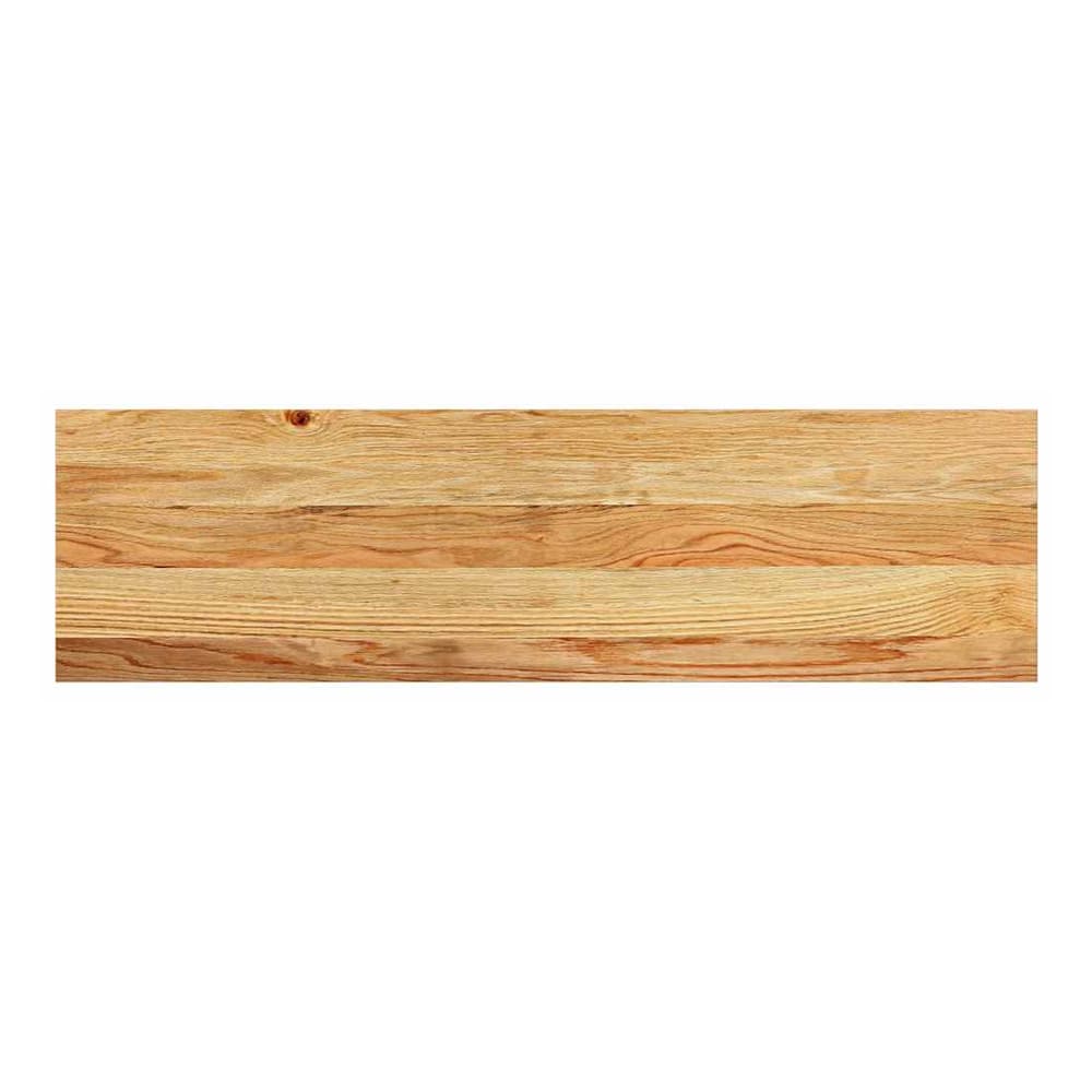 Close-up of the wood grain on a light brown window sill