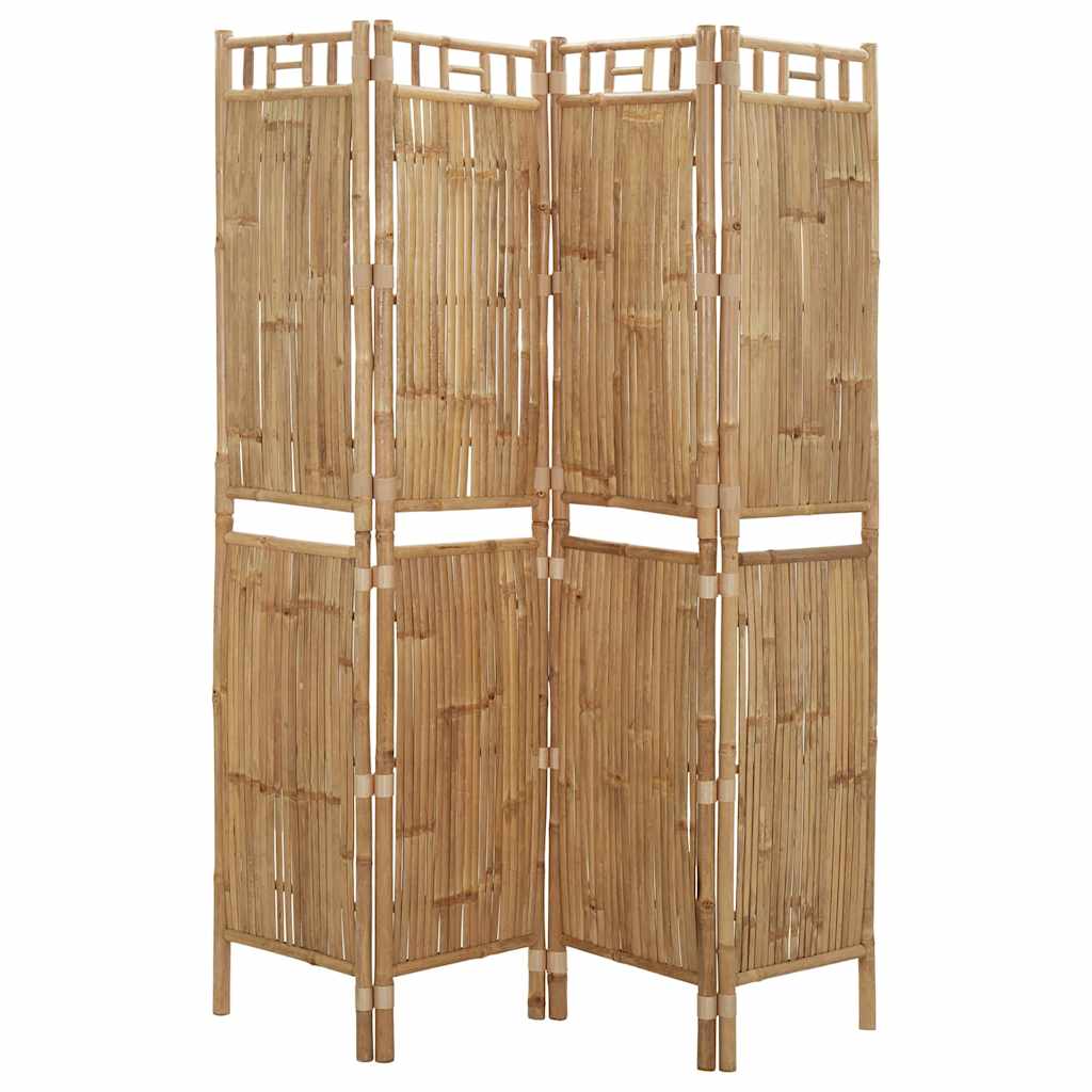 the room divider positioned in a zig-zag shape to stand upright on the floor